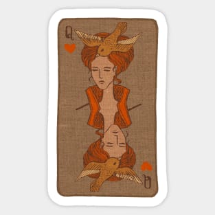 Queen of Hearts Sticker